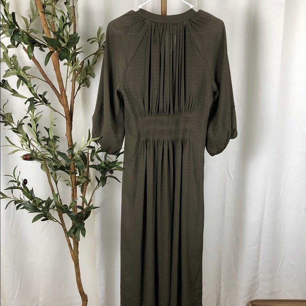 French Connection Cora Pleated Midi Dress Sz 6 (DJ4) - Picture 9 of 11